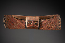 Friesmaske "malagan", Papua-Neuguinea - Bismarck Archipel - Neu Irland, Größe: L: 60 cm (L: 23.6 inch), ID: 3053730 - 4/4