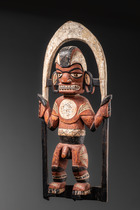 Élément figuratif d’une frise "malagan", Papouasie-Nouvelle-Guinée - Archipel Bismarck - Nouvelle Irlande, Taille: H: 53 cm (H: 20.9 inch), ID: 3053728 - 2/5