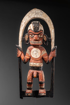 Figürliches Element eines "malagan"-Frieses, Papua-Neuguinea - Bismarck Archipel - Neu Irland, Größe: H: 53 cm (H: 20.9 inch), ID: 3053728 - 5/5