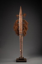 Rituelle Tanzkeule "napa", Salomonen - Santa Cruz Inseln, Ndende, Größe: L: 100,5 cm (L: 39.6 inch), ID: 3053718 - 4/5