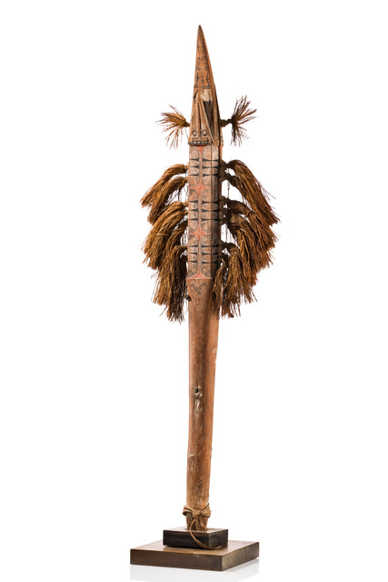 Rituelle Tanzkeule "napa", Salomonen - Santa Cruz Inseln, Ndende, Größe: L: 100,5 cm (L: 39.6 inch), ID: 3053718