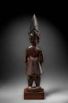 Stehende männliche Figur "eshu", Nigeria, Yoruba, Größe: H: 41 cm (H: 16.1 inch), ID: 3053638 - 4/5
