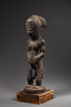 Stehende männliche Ahnenfigur "singiti", D. R. Kongo, Hemba, Größe: H: 50,5 cm (H: 19.9 inch), ID: 3053710 - 5/5