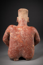 Seated female figure, Protoclassic, ca. 100 BC - 250 AD, Mexico, Jalisco, Size: H: 37 cm (H: 14.6 inch), ID: 3053712 - 5/6