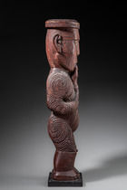 Stehende Figur "poutokomanawa", Neuseeland, Maori, Größe: H: 71 cm (H: 28.0 inch), ID: 3053713 - 3/5