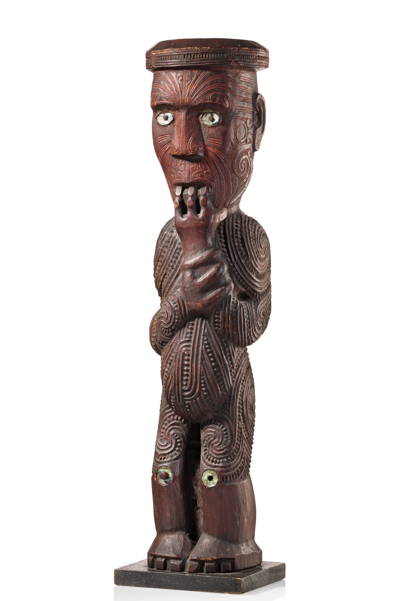 Stehende Figur "poutokomanawa", Neuseeland, Maori, Größe: H: 71 cm (H: 28.0 inch), ID: 3053713