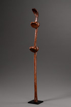 Exceptionnelle cuillère cérémonielle, Afrique du Sud, Zoulou, Taille: H: 49 cm (H: 19.3 inch), ID: 3053679 - 3/5
