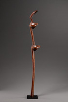 Exceptionnelle cuillère cérémonielle, Afrique du Sud, Zoulou, Taille: H: 49 cm (H: 19.3 inch), ID: 3053679 - 4/5