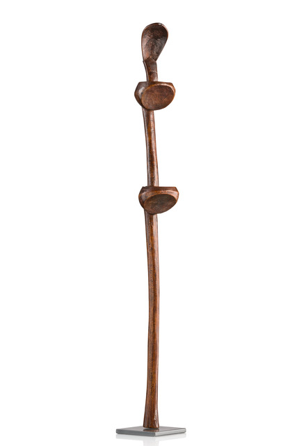 Außergewöhnlicher Zeremoniallöffel, Südafrika, Zulu, Größe: H: 49 cm (H: 19.3 inch), ID: 3053679