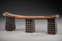 Head- / neckrest "izigqiki / isigqiki", South Africa, Zulu, Size: L: 41,5 cm H: 13 cm (L: 16.3 inch H: 5.1 inch), ID: 3053680 - 2/5