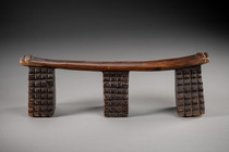 Head- / neckrest "izigqiki / isigqiki", South Africa, Zulu, Size: L: 41,5 cm H: 13 cm (L: 16.3 inch H: 5.1 inch), ID: 3053680 - 3/5
