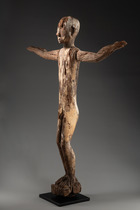Wächterfigur "patong polisi", 18. Jh. oder früher, Indonesien - Borneo, Iban-Dayak, Größe: H: 122 cm (H: 48.0 inch), ID: 3053738 - 2/4
