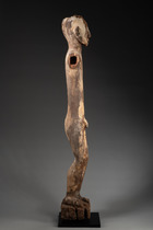 Wächterfigur "patong polisi", 18. Jh. oder früher, Indonesien - Borneo, Iban-Dayak, Größe: H: 122 cm (H: 48.0 inch), ID: 3053738 - 3/4