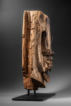 Wall panel with anthropomorphic depiction, 19th century, Indonesia - Central Nias, Size: H: 39 cm (H: 15.4 inch), ID: 3053724 - 3/5