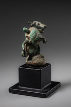 Élément sommital en forme de vyala, vers IXe/Xe siècle, Indonésie - Java central, Taille: H: 5 cm (H: 2.0 inch), ID: 3053721 - 3/5