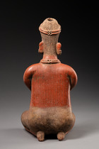Seated female figure, Protoclassic, ca. 100 BC - 250 AD, Mexico, Jalisco, Size: H: 36 cm (H: 14.2 inch), ID: 3053666 - 5/6