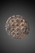 Scheibenförmiges Goldgewicht, Ghana, Akan, Größe: D: 7 cm (D: 2.8 inch), ID: 3053673 - 3/3