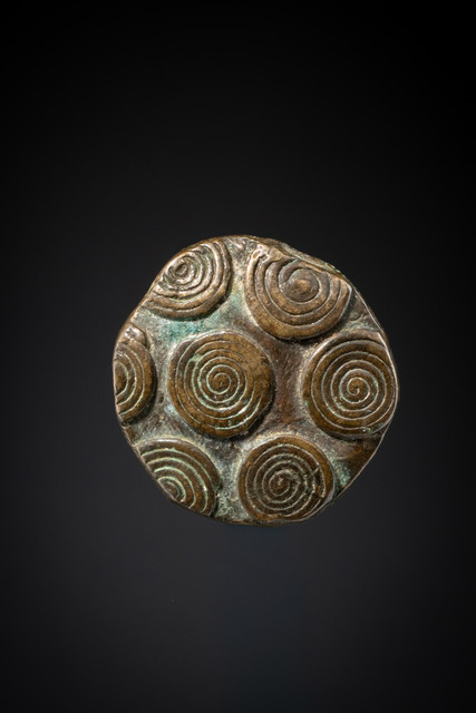 Round goldweight, Ghana, Akan, Size: D: 3,2 cm (D: 1.3 inch), ID: 3053674