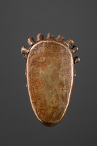 Goldgewicht: Trophäenkopf, Côte d'Ivoire, Baule / Akan, Größe: H: 4,5 cm (H: 1.8 inch), ID: 3053675 - 3/3