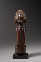 Oracle à friction "kakishi" pour les rituels de divination "kashekesheke", R. D. Congo, Luba, Taille: H: 13,5 cm (H: 5.3 inch), ID: 3053692 - 5/5