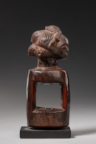 Oracle à friction "kakishi" pour les rituels de divination "kashekesheke", R. D. Congo, Luba, Taille: H: 13,5 cm (H: 5.3 inch), ID: 3053693 - 4/5