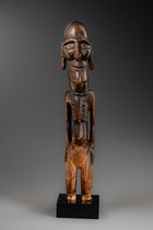 Stehende Figur "moai kavakava" ("Rippenfigur"), Osterinsel, Größe: H: 47,5 cm (H: 18.7 inch), ID: 3053709 - 6/6