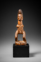Stehende männliche Figur, Gabun, Punu, Größe: H: 15 cm (H: 5.9 inch), ID: 3053707 - 2/4