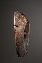 Maske "lukwakongo", D. R. Kongo, Lega, Größe: H: 25,5 cm (H: 10.0 inch), ID: 3053708 - 3/5