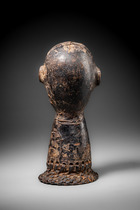 Head "agwe", Cameroon Grassfields, Widekum, Size: H: 22,5 cm (H: 8.9 inch), ID: 3053700 - 4/5