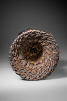 Head "agwe", Cameroon Grassfields, Widekum, Size: H: 22,5 cm (H: 8.9 inch), ID: 3053700 - 5/5