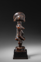 Kleine weibliche Figur "tugubele", Côte d'Ivoire, Senufo, Größe: H: 18,5 cm (H: 7.3 inch), ID: 3053698 - 2/5