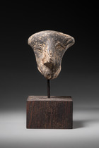 Kopf eines Vinca Idols, 5. Jahrtausend v.Chr., Donauraum, Balkan, Größe: H: 5,5 cm (H: 2.2 inch), ID: 3053755 - 5/5