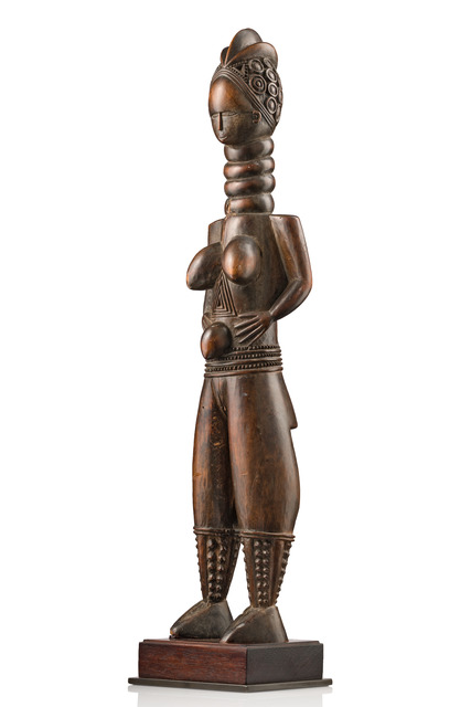 Figure féminine debout, Sierra Leone, Mendé, Taille: H: 56 cm (H: 22.0 inch), ID: 3053735