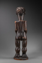 Stehende weibliche Figur "lü mä", Liberia, Kru, Größe: H: 88,5 cm (H: 34.8 inch), ID: 3053763 - 4/5