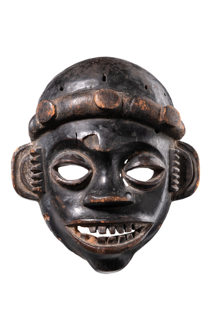 Anthropomorphic mask "mfon ekpo", Nigeria, Ibibio, Size: H: 27 cm (H: 10.6 inch), ID: 3053768